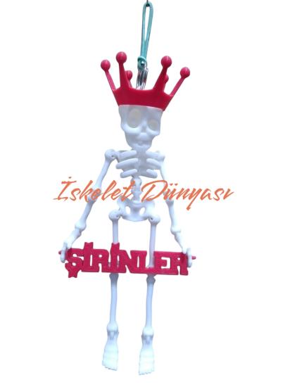 İskelet Dikiz Ayna Süsü Şirinler