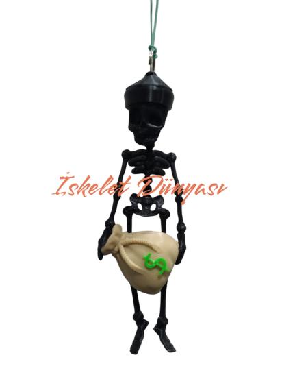 İskelet Dikiz Ayna Süsü Hırsız İroni 