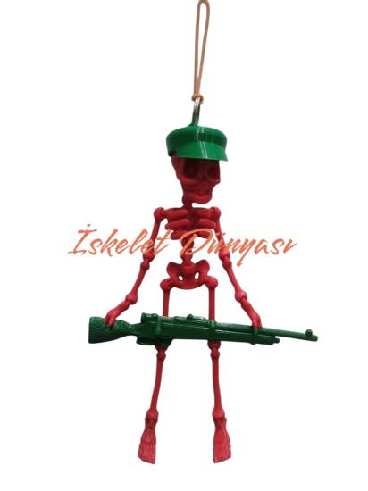 İskelet Dikiz Ayna Süsü Asker İroni 